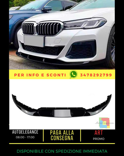 🤍KIT Gloss Black Splitter Suitable for BMW 5 Series G30 G31 LCI M Sport🤍 