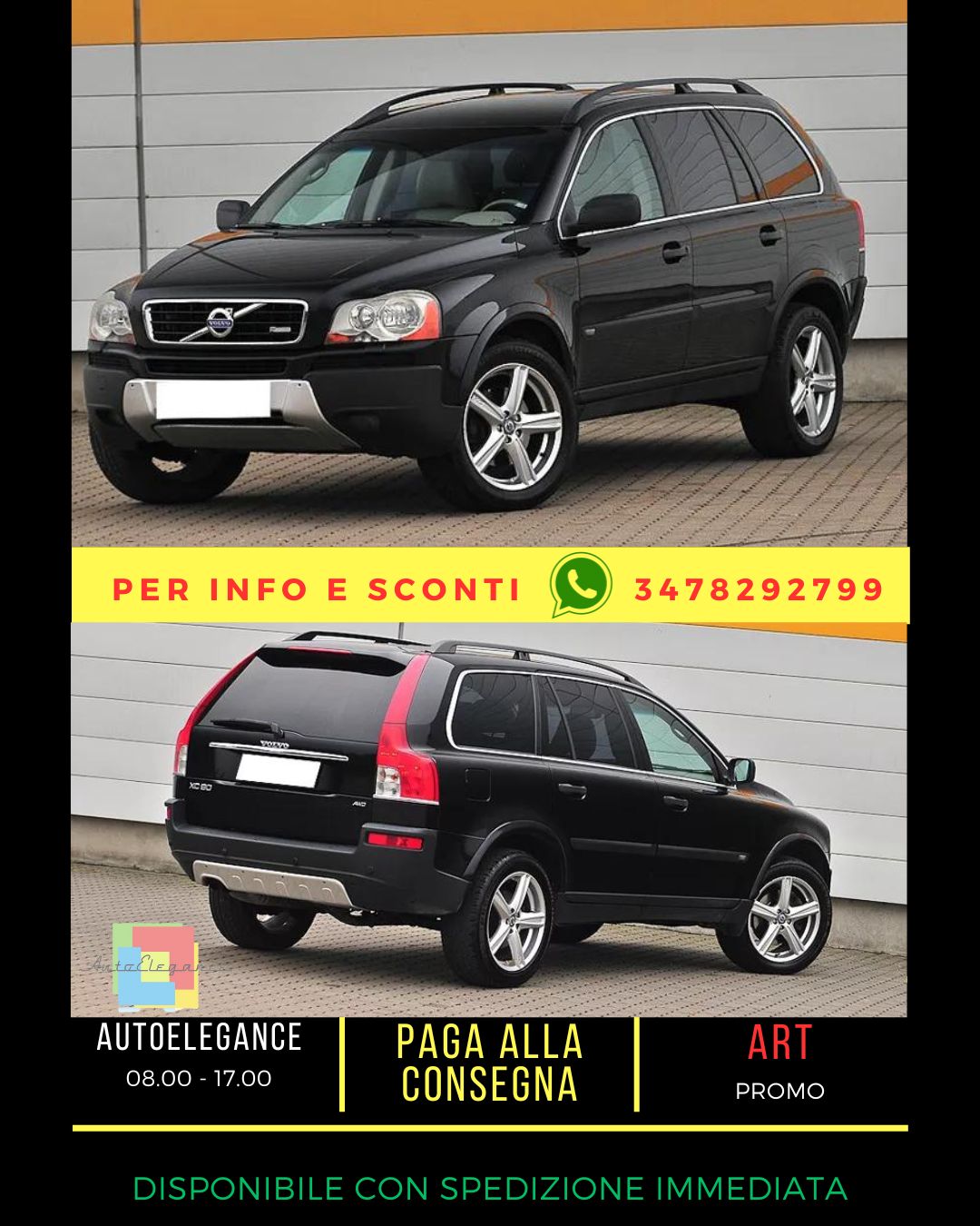 ✨VOLVO XC90 ( 2002-2005 ) JUPE AVANT✨