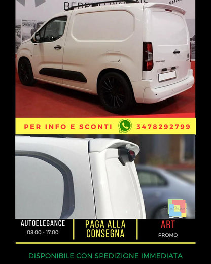 ❤️SPOILER ADATTO PER PEUGEOT PARTNER MK2 / CITROEN BERLINGO MK2 (2008-2018)❤️