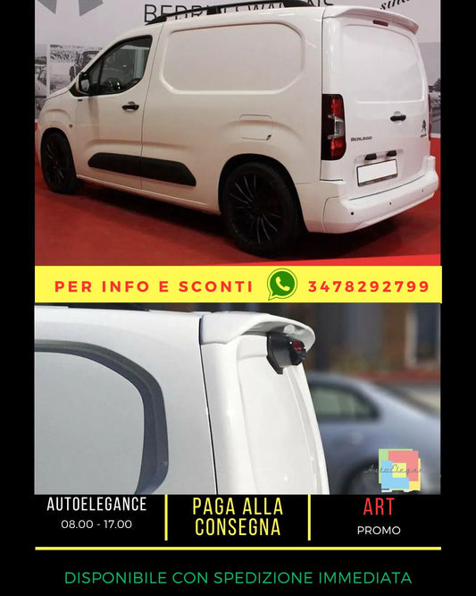❤️SPOILER ADATTO PER PEUGEOT PARTNER MK2 / CITROEN BERLINGO MK2 (2008-2018)❤️