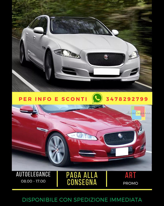 😎KIT SPLITTER ADATTO PER JAGUAR XJ X351 R-SPORT LOOK 2009-2013😎