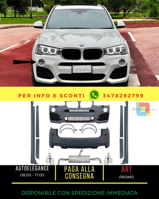 😍Body Kit for BMW X3 F25 LCI 14-17 M-Look Grilles Side Skirts Wheel Arches😍