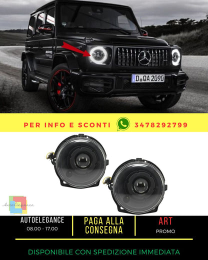 🤩Fari per Mercedes Classe G W463 1989-2012 Nero Bi-Xenon Look🤩