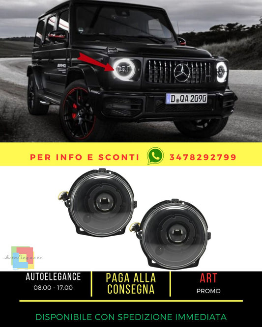 🤩Headlights for Mercedes G-Class W463 1989-2012 Black Bi-Xenon Look🤩