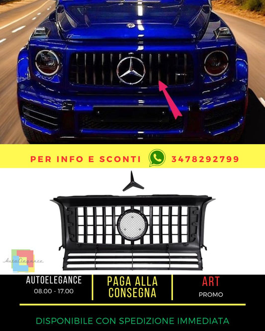 🤩Grille Grille for Mercedes G-Class W463 02-17 G63 GT-R Panamerican🤩