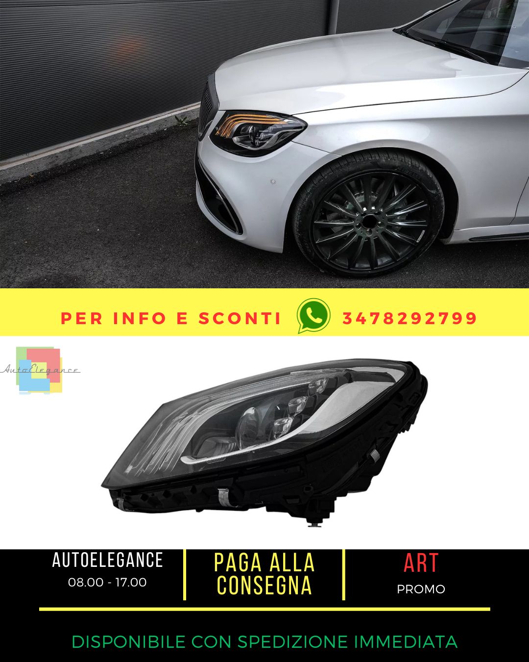 🤩Phares Full LED pour MERCEDES Classe S W222 Maybach X222 13-17 Facelift Look🤩