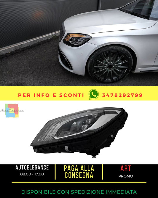 🤩Phares Full LED pour MERCEDES Classe S W222 Maybach X222 13-17 Facelift Look🤩