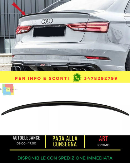✨Ala del labbro del bagagliaio dello spoiler del bagagliaio per Audi A3 8V✨