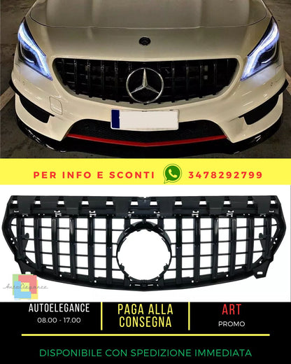 💎Griglia per Mercedes CLA C117 X117 W117 Facelift 16-18 GT-R Panamerica💎