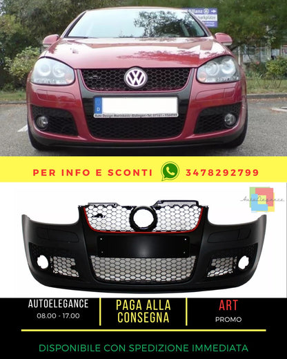 😎Paraurti anteriore per VW Golf 5 V Mk5 03-07 Jetta 05-10 GTI Aspetto a nido 😎