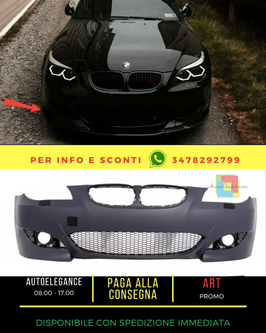 💯Paraurti anteriore per BMW Serie 5 E60 E61 2003-2010 Minigonne laterali M5💯