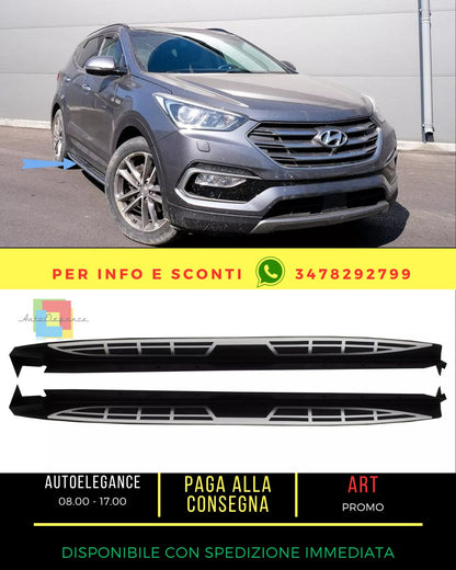 💯Pedane Passi laterali per Hyundai Santa Fe MkIII DM 2013+ 💯