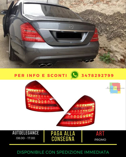 😍Fanali Posteriore LED per Mercedes W221 Classe S 2005-2012 Design Facelift😍