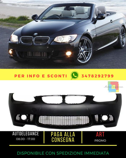 ⭐Paraurti per BMW 3 E92 Coup E93 Cabrio 06-09 Proiettori M3 Look Senza PDC⭐