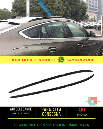 ✨Mancorrenti sul tetto decorativi per BMW X6 F16 15-19 nero lucido✨