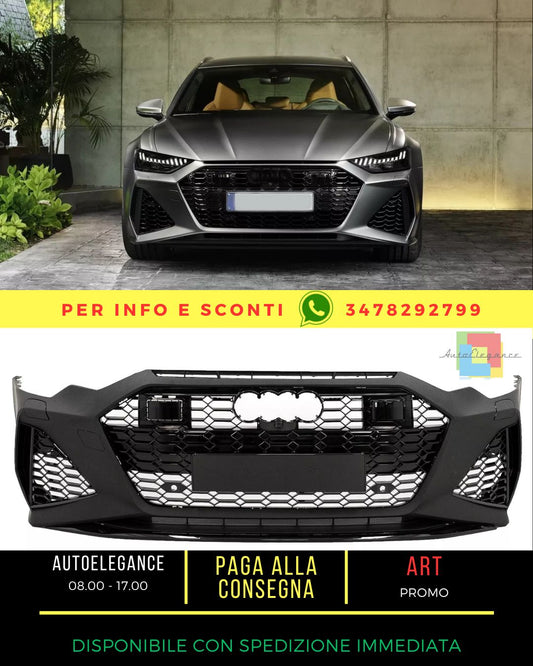 ✨Front bumper for Audi A6 C8 4K 2018+ RS6 design with center grille✨C