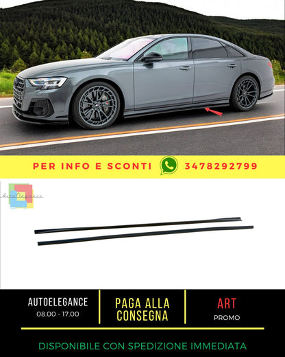 😎Minigonne laterali Diffusori Audi S8 / A8 S-Line D5 Facelift😎
