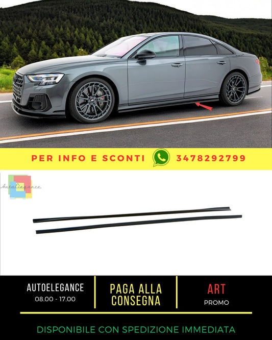 😎Minigonne laterali Diffusori Audi S8 / A8 S-Line D5 Facelift😎