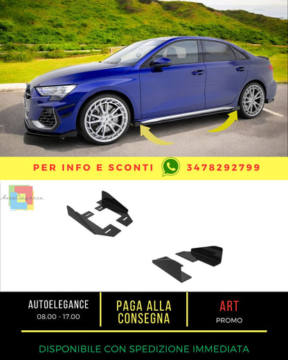 😎Alette laterali adatto per Audi A3 S-Line Sedan / S3 Sedan 8Y Facelift😎