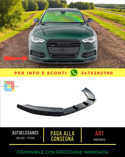 🔥Splitter anteriore V.3 adatto per Audi A6 S-line / S6 C7🔥
