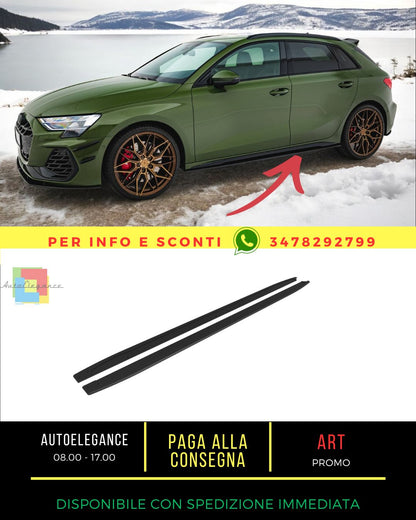 😎Minigonne Street Pro adatto per Audi S3 Sportback / A3 S-line Sport😎
