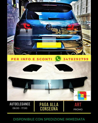 💥Rear Diffuser Kit Suitable for VW Golf GTI MK6💥