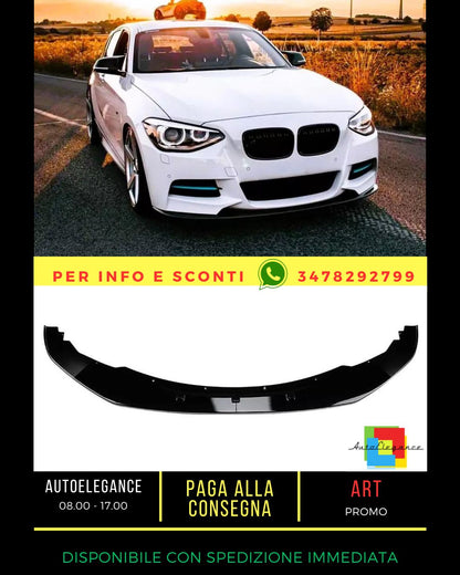 ❤️Pre-LCI Gloss Black Front Splitter Suitable for BMW 1 Series F20 F21❤️