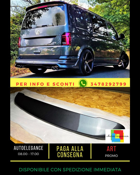 Carbon Fiber Spoiler Suitable for VW Transporter T6 2015+
