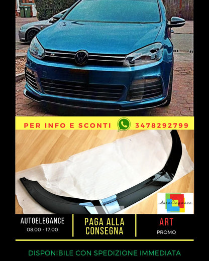 😎Kit diffusori nero lucido adatto per VW Golf MK6 R20 R nero lucido 2008-2013😎