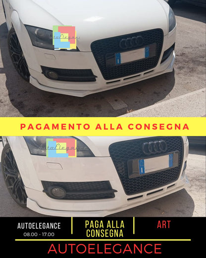 ⭐Art.0100 Splitter Anteriore Audi TT 8J Nero Lucido⭐