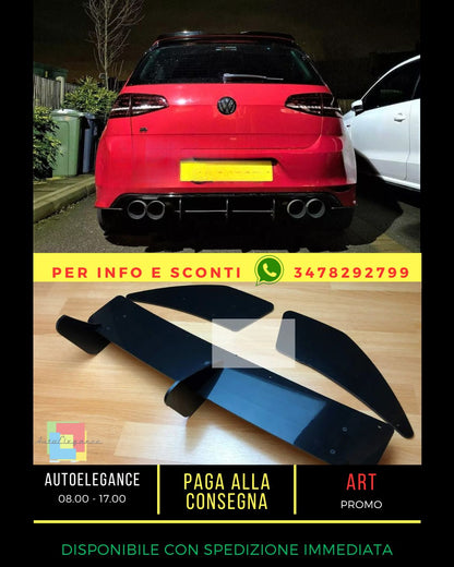 ⚡Diffuser kit suitable for VW Golf R MK7 2013-2016⚡