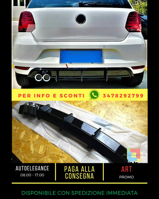 🤍Diffuser kit suitable for VW Volkswagen Polo MK5 6C 'GTI Style' 2014-2017🤍