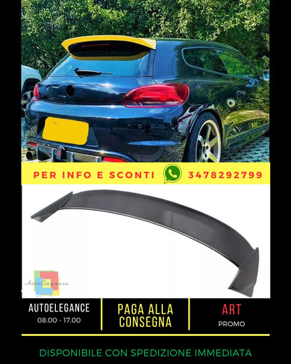 😍Glossy black rear spoiler suitable for VW Scirocco TSI TDI R 2015-2😍
