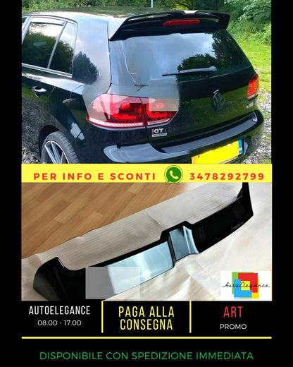 ✨Glossy Black Rear Spoiler Suitable for VW Golf MK6 TSI TDI Oettinger 08-13✨