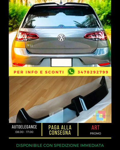 Carbon Fiber Diffuser Fit For VW Golf GTD GTI TSI TDI MK7.5