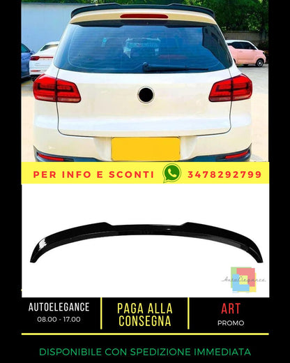 Gloss Black Spoiler suitable for VW Tiguan 5N