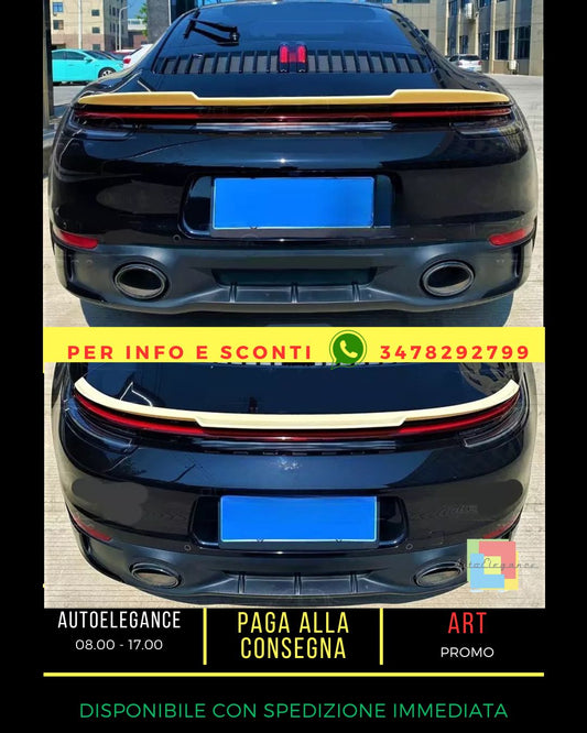 🖤KIT black gloss spoiler suitable for Porsche 911 Carrera 992 2019+🖤