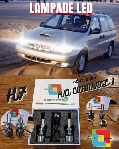 Full LED H7 Kit for Kia Carnival 1 Restyling LOW BEAM White Light CANbus 
