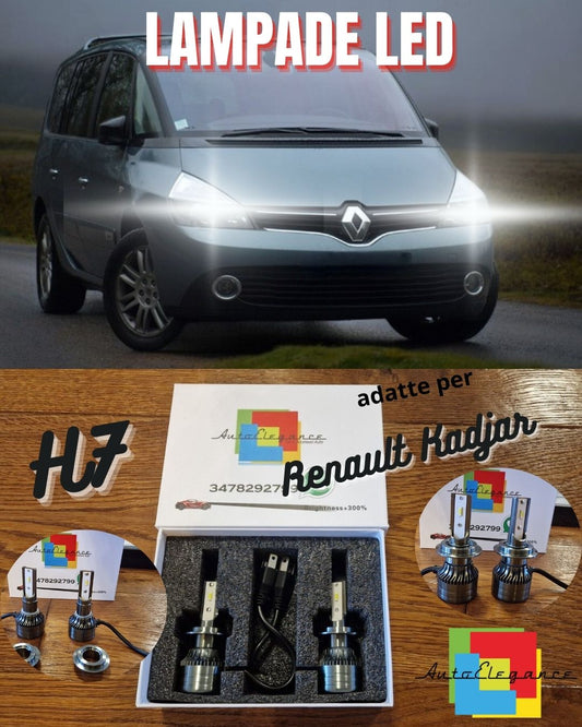 Kit Luci LED per Renault Espace 4 ANABBAGLIANTI H7 CANbus Bianco Puro 6500K