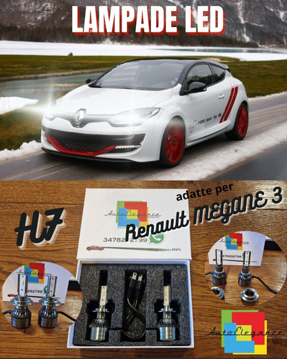 H7 CANbus LED Kit for Renault MEGANE 3 Pre-Restyling Low Beam H7 White Light 
