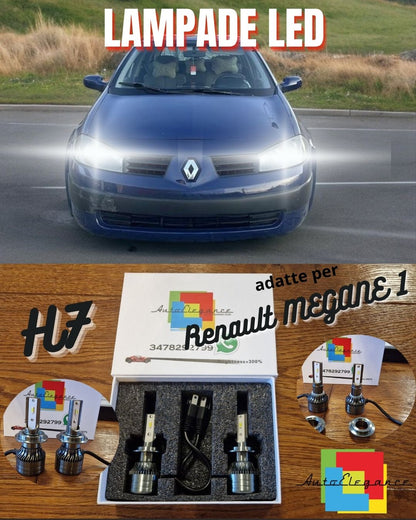 LED Light Kit for Renault MEGANE 1 Restyling LOW BEAM H7 CANbus Pure White 