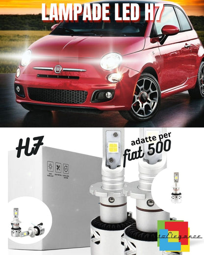 ✨KIT LED H7 PORSCHE MACAN 6500K CANBUS 12000LM LUMEN MONO LED LENTICOLARE✨