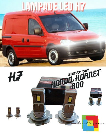 😍KIT LED H7 OPEL COMBO C 6000K BIANCO 6000 LUMEN CANBUS ABBAGLIANTI😍