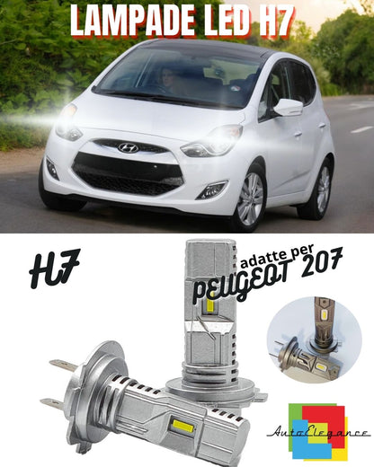 ✨KIT LED H7 PER HYUNDAI IX20 6000K BIANCO 6000 LUMEN CANBUS ABBAGLIANTI✨