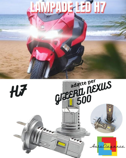 ✨LAMPADA LED H7 6000K CANBUS PER ANABBAGLIANTI GILERA NEXUS 500 (2003-2005)✨