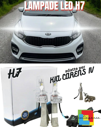😎KIT LED H7 CANBUS PER KIA CARENS IV CON LED ABBAGLIANTI 8000 LUMEN😎
