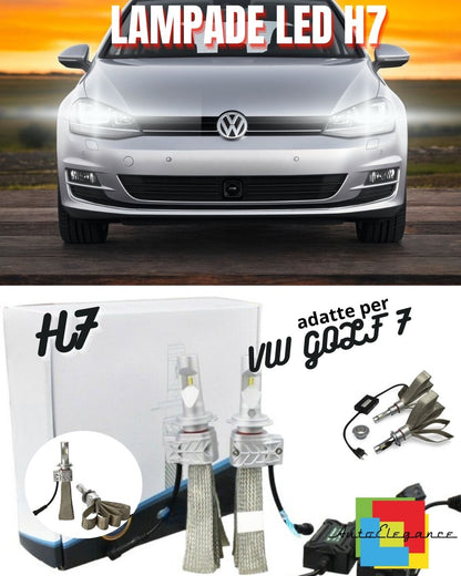 ✨KIT LED H7 6500K FULL CANBUS 8000 LUMEN LED LAMPADE PER VOLKSWAGEN VW GOLF 7✨