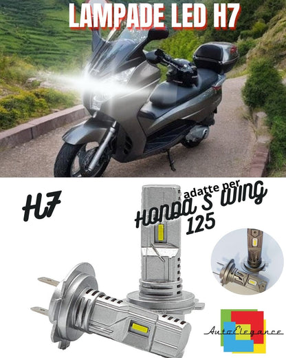✨H7 CANBUS LED LAMP FOR LOW BEAM FOR HONDA S WING 125 150 6000K✨