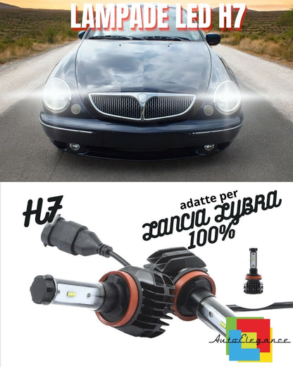 🤩H7 LED KIT 6000K CANBUS XENON 9800 LM LUMENS LANCIA LYBRA 100% NO LIGHT FAILURE🤩 