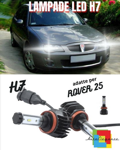 🤩KIT LED H7 6000K CANBUS XENON PER ROVER 25 REALI NO ERROR🤩
